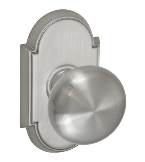 Doorware.com Half Round Knob with Tarvos Rose, Fusion 01-E8