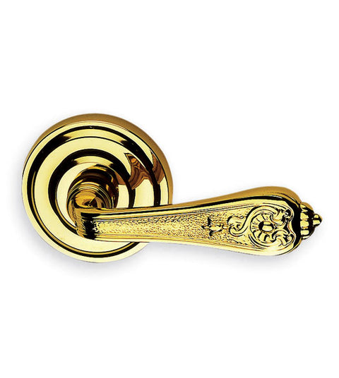 Doorware.com Palazzo Solid Brass Lever, Omnia 252/00