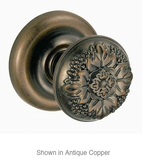 Doorware.com Traditional Floral Knob with Contoured Radius, Rose Fusion 35-A7