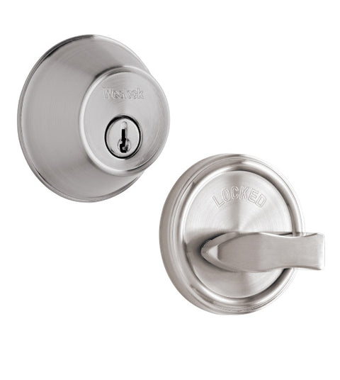 Doorware.com Single Cylinder Deadbolt, Weslock 0371