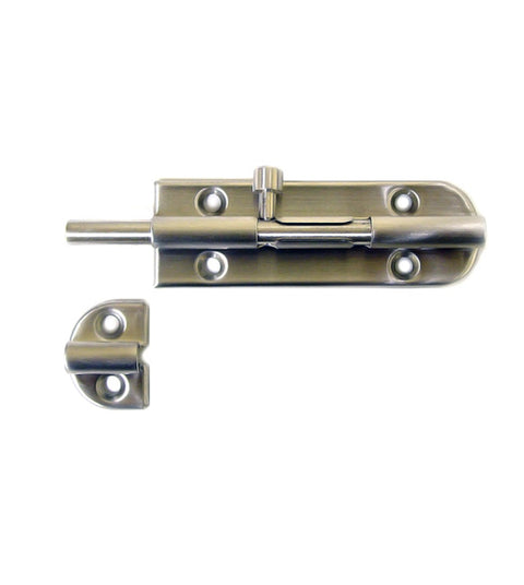 4 Inch Stainless Steel Barrel Bolt, Deltana 4BB32D