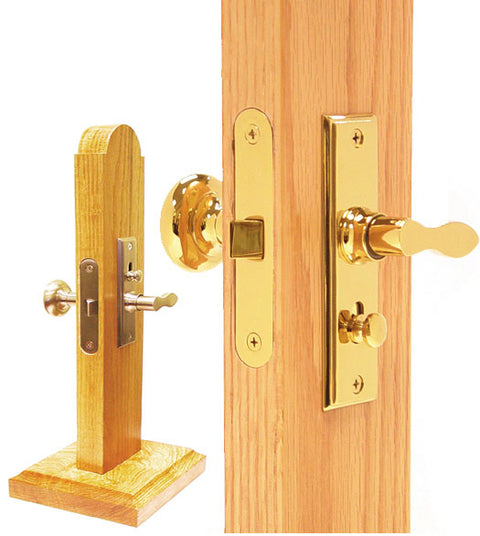 Screen Door Mortise Lock Set, Deltana SDML334