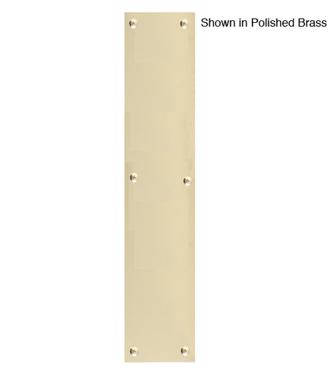 Brass Accents Push Plate