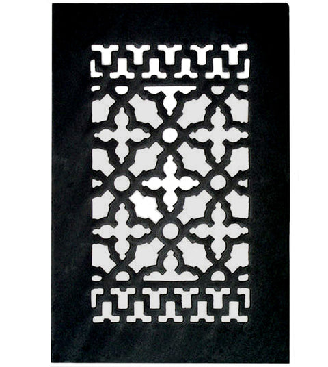 12 Inch x 8 Inch Cast Iron Register Without Screw Holes, Acorn GL3BG