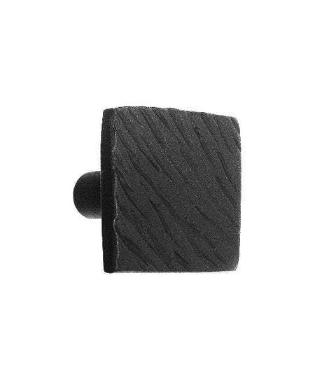 Doorware.com Square Cabinet Knob With Diagonal Lines, Acorn IKYBP
