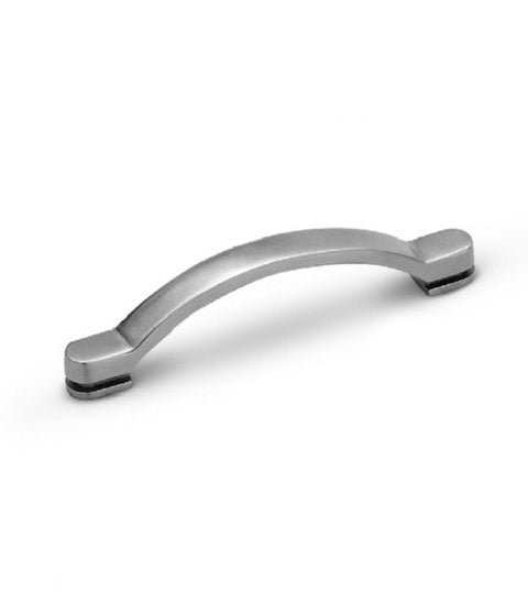 Brushed Stainless Steel Baudrillard Cabinet Pull, Acorn PMH-M-04