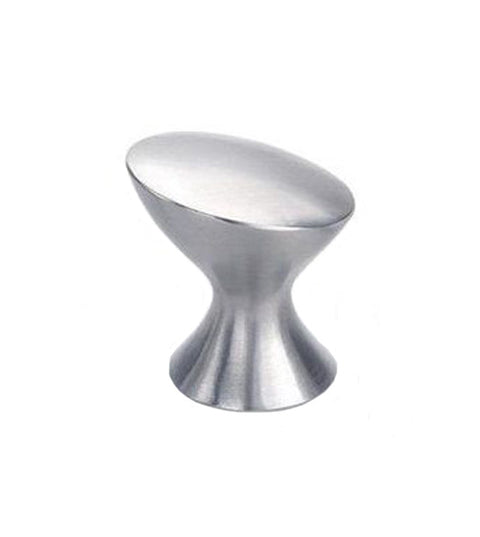 Modern Sartre Stainless Steel Cabinet Knob, Acorn PMH-M-05