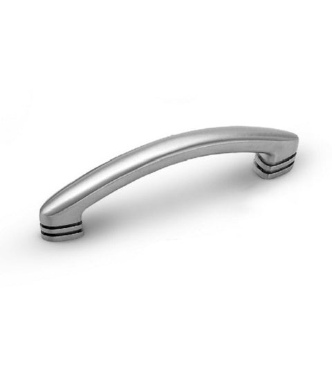 Grooved Stainless Steel Descartes Cabinet Pull, Acorn PMH-T-08