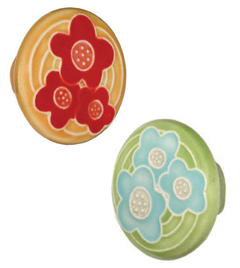 Doorware.com Aloha Ceramic Cabinet Knob, Acorn PR8YP