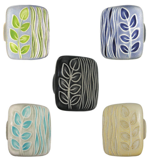 Doorware.com Woodland Ceramic Cabinet Knob, Acorn PSAYP