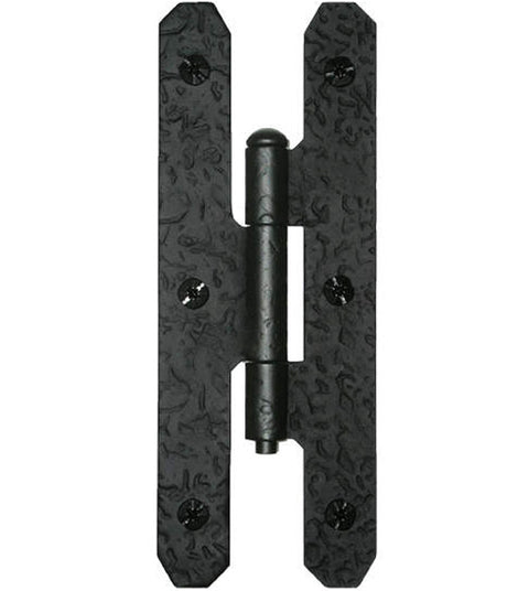 7 Inch Rough Iron H Hinge, Acorn RH7BQ
