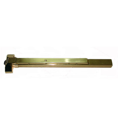 Doorware.com Grade 1 Polished Brass Rim Exit Device, PDQ 4200R-B605
