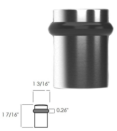 Stainless Steel Floor Door Stop, AHI 731-630