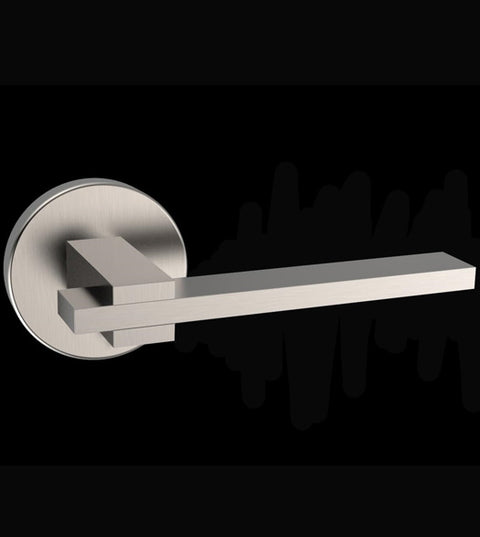 Stainless Steel Dover Leverset With Round Rose, AHI SIG124