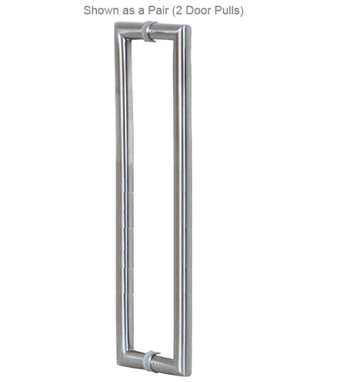 48 Inch Long Contemporary Stainless Steel Door Handle, AHI SIG409-1220-630