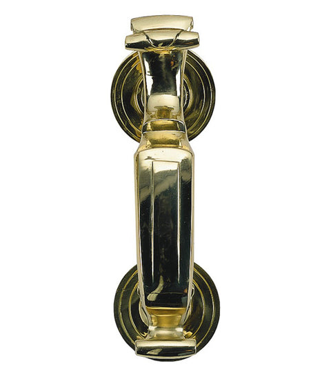 Doorware.com Solid Brass Traditional Doctors Door Knocker, Brass Accents A07-K5200