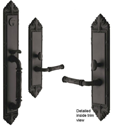 Edinburgh Ornate Mortise Handleset, Baldwin 6952