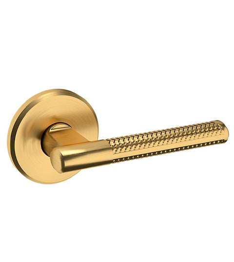 Basket Weave Lever with Round Rose, Baldwin L015-R016