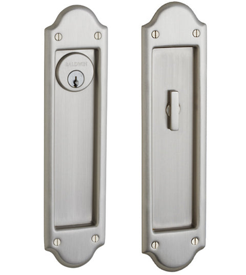 Boulder Pocket Door Keyed Entry, Baldwin PD016-ENTR/832xEMHT