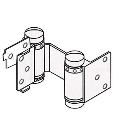 Doorware.com Louvered Door Double Acting Spring Hinge with Hold Open, Pair, Bommer 1515-H