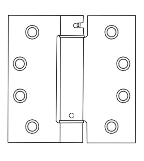 4-1/2 x 4 x Square Corners Spring Hinge, Pair, Bommer LB4310C-454