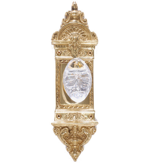 Doorware.com L'Enfant Latchset, Brass Accents D04-K561