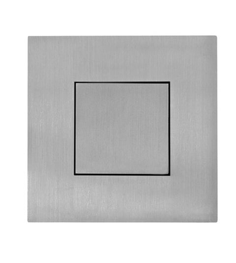 2-3/8 Inch Square Flush Pull With Flush Cover