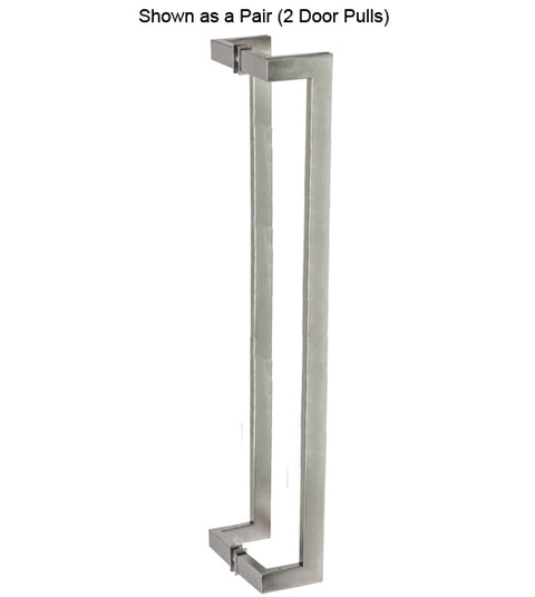48 Inch Stainless Steel Rectangular Offset Pull