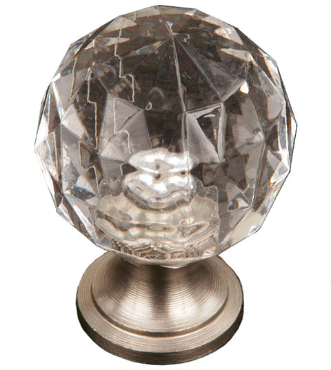 Clear Acrylic Hammered Cabinet Knob, RK International CK-2AC