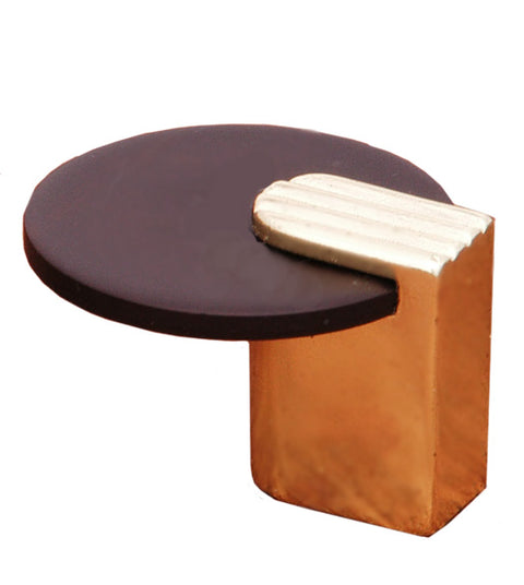 Doorware.com Deco Cabinet Knob With Polished Brass Accent, RK International CK-9220