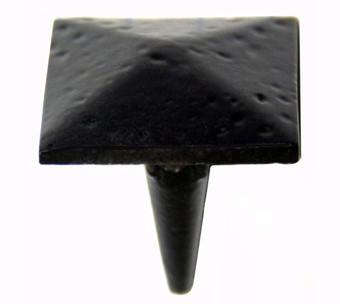 3/4 Inch Black Iron Forged Square Pyramid Clavos, Acorn CL6BP