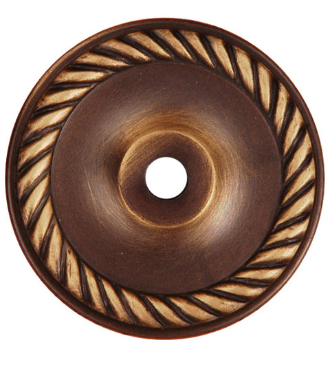 Round Rope Cabinet Knob Rose, RK International BP-7820