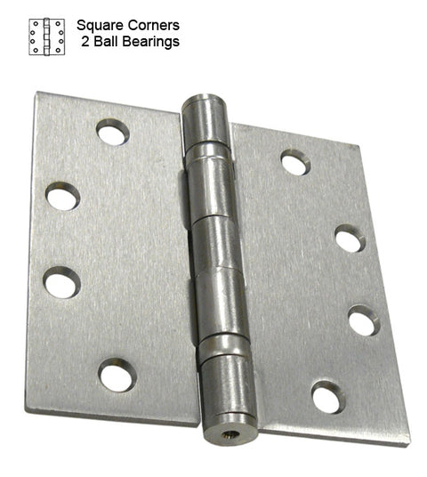 4-1/2 x 4-1/2 Butt Hinge with Ball Bearings