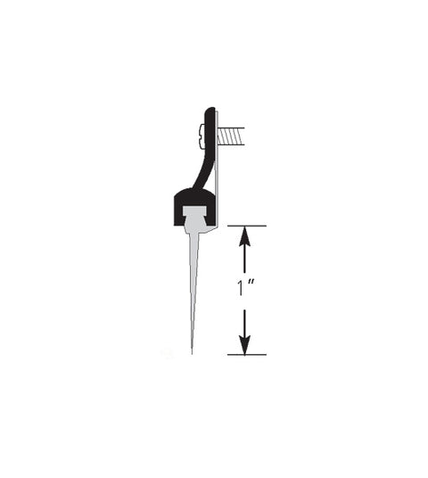 48 Inch Vinyl Blade Door Sweep