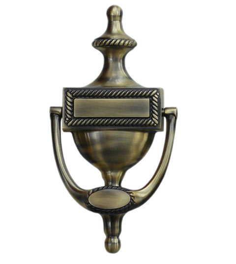 Victorian Rope Door Knocker, Deltana DKR75