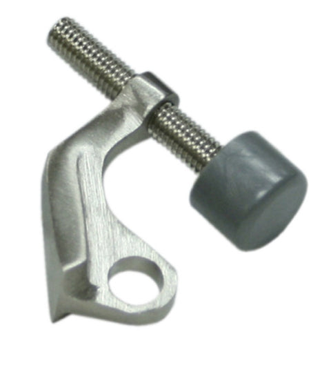 Solid Brass Hinge Mount Door Stop, Deltana HPS88