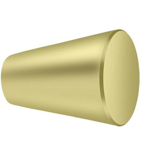 Solid Brass 3/4 Inch Retro Cabinet Knob, Deltana KC20
