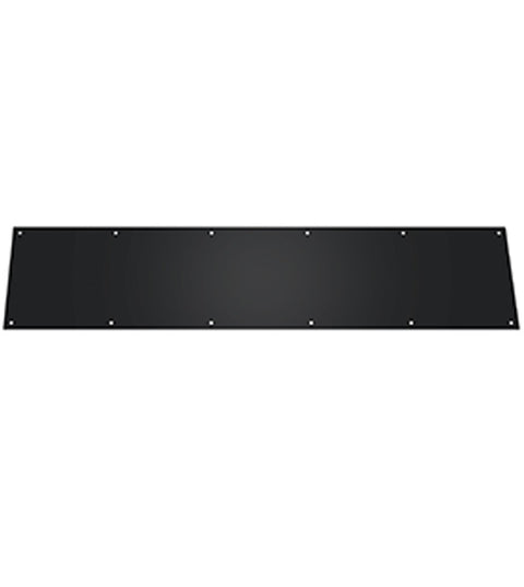 Black 8 Inches Wide and 34 Inches Long Stainless Steel Kick Plate, Deltana KP834U19