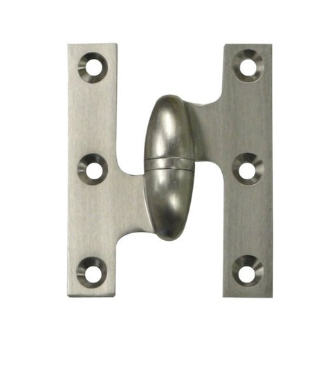 2-1/2 Inch x 2 Inch Olive Knuckle Hinge, Deltana OK2520U