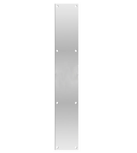 Stainless Steel Push Plate 3.5 Inch x 20 Inch, Deltana PP3520U32D