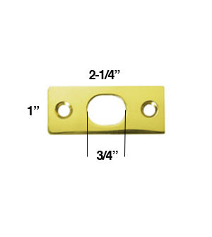 Doorware.com Strike Plate for Deltana Extension Flush Bolt, Deltana SP12EFB