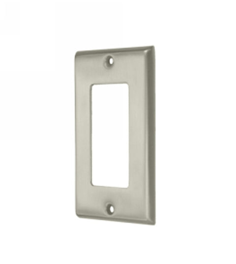 Single Rocker Solid Brass Plate, Deltana SWP4754