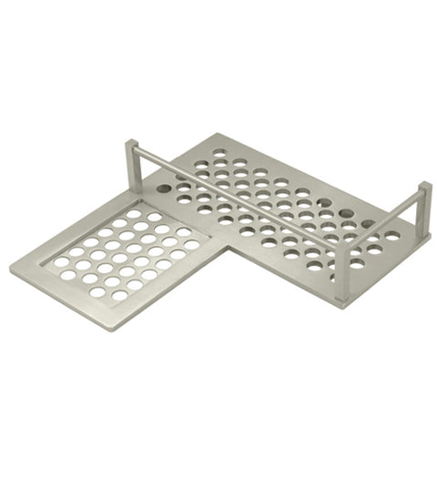 9 Inch HD Left Corner Bathroom Basket, Deltana WBHDCL9
