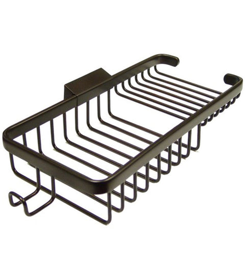 10-3/8 Inch Combination Level Wire Basket With Hook, Deltana WBR1051H