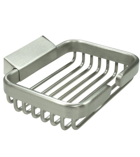 4-3/4 Inch Rectangular Solid Brass Soap Holder, Deltana WBR4535