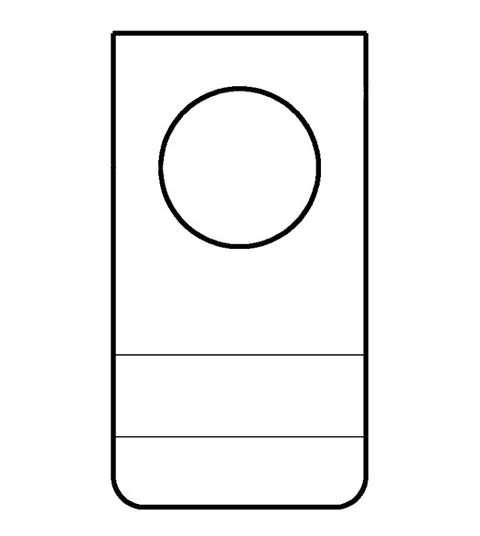 Pull Trim for a Rim Cylinder, Don-Jo 1874-630