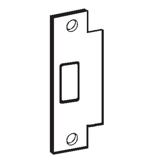 ANSI Stainless Steel Extended Deadbolt Strike Plate, Don-Jo BFD-2C-630