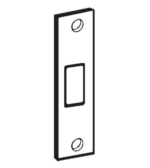 ANSI Large Deadbolt Strike Plate, Don-Jo DBS-2478
