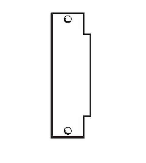 ANSI Strike Hole Filler Plate, Don-Jo FS-260