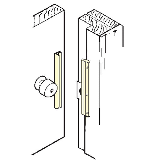 6 Inch Inswing Door Security Latch Guard, Don-Jo ILP-206